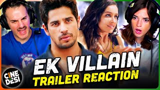 EK VILLAIN Official Trailer Reaction w Andrew amp Hayley  Sidharth Malhotra  Shraddha Kapoor [upl. by Nitnert]