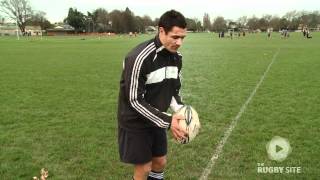 Dan Carter Rugby Drop Kick Restarts [upl. by Yale786]