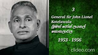 Leaders of United National Party UNP එක්සත් ජාතික පක්ශයේ නායකයින් 1946  2024 [upl. by Abigael]