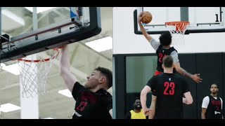 Portland Trail Blazers putting in work first day of Summer League practice [upl. by Aciraj]