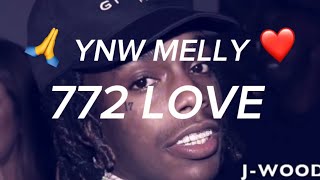 YNW melly772 Love Lyrics [upl. by Dnomra]