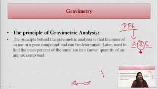 Gravimetry Principles and Steps Involved in Gravimetric Analysis [upl. by Notrom942]