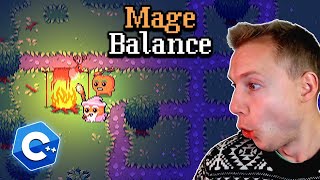 C OpenGL Game  Mage Balancing Tangy Defense 0310 [upl. by Anelat]