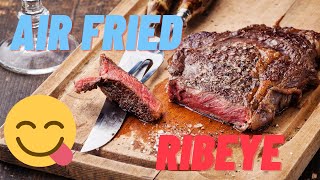 Air Fryer Ribeye Steak  Simple Steak Recipe [upl. by Leunad229]