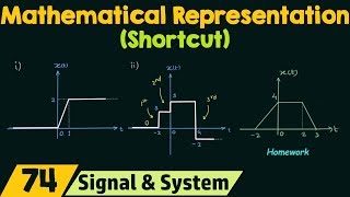 Mathematical Representation of Signal Waveforms Shortcut [upl. by Ecadnak326]