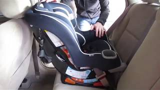 How To Install Graco Extend2Fit Convertible Car Seat RearFacing [upl. by Akiem]