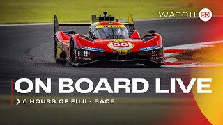 Ferrari Hypercar  Onboard the 50 LIVE race action at 6H of Fuji 2024  FIA WEC [upl. by Hollis]