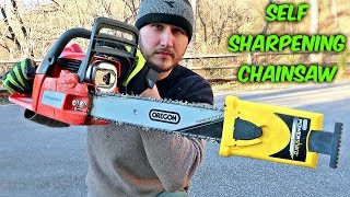 Self Sharpening Chainsaw [upl. by Aihsyak]