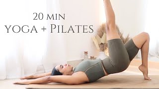 20 min Yoga Pilates Burn  Total Body Workout  All Levels [upl. by Dael]