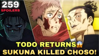 Rest In Peace Choso  Todo Returns  JJK CH 259 Spoilers Hindi Review [upl. by Vikki]