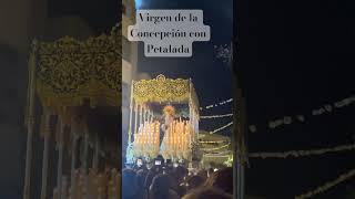 Virgen de la Concepción con petalada en Jerez en Octubre 2024 [upl. by June]