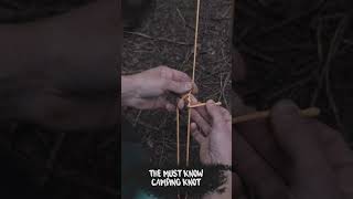 THE ULTIMATE Camping Hack  This Knot Will Transform Your Outdoor Adventure [upl. by Klump988]