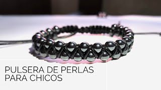 Pulsera Trenzada dobles para chicos😉 pulseras shamballa doble [upl. by Loella]