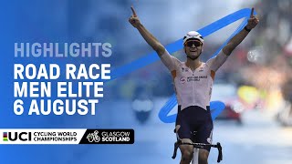 Men Elite Road Race Highlights  2023 UCI Cycling World Championships [upl. by Ruthanne449]