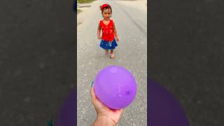 Pihu popping water Balloon 😂🤣🎈🎈😂 funny poppingballon balloonpop shortvideo trending shorts [upl. by Zurheide]