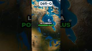 Quriosité   Le Canada roi des lacs  shorts funfacts canada [upl. by Grindle]