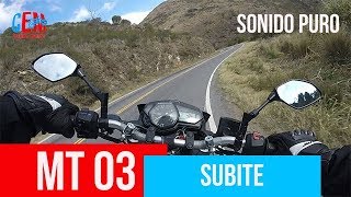 Subite a la MT 03 Sonido Puro  Córdoba en Moto [upl. by Dorman]