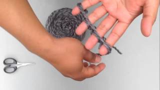 YUBIAMI Finger Knit Tutorial by Mogus [upl. by Ahseat327]