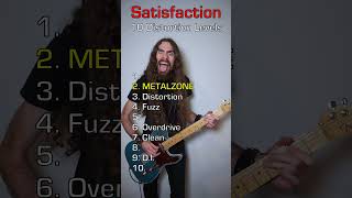 I Cant Get No Satisfaction  10 Distortion Levels [upl. by Arline237]