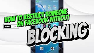 How to Restrict Someone on Facebook Without Blocking Them  Easy [upl. by Swerdna]