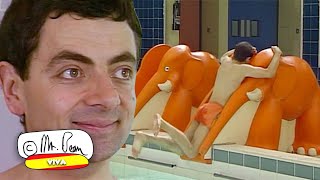 Mr Bean va a nadar  Mr Bean Episodios completos  Viva Mr Bean [upl. by Yeldud]