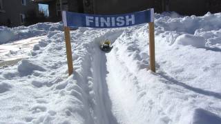 Bobsled Toy Run on Snow Track [upl. by Pond918]