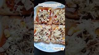 quotInstant Bread Pizza  No Oven No Fussquot😀Bread Pizza 🍕 food easyrecipes [upl. by Eciram]