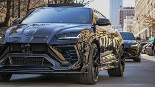 EPIC 2X Lamborghini Urus MANSORY VENATUS COMBO SOUNDS in WARSAW [upl. by Marasco243]