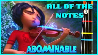 Violin Play Along Sheet Music  ABOMINABLE 🎻 ❤️ [upl. by Ailgna]