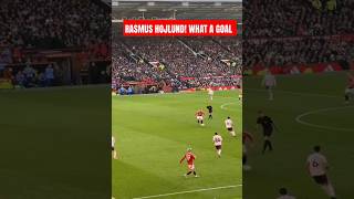 RASMUS HOJLUND WHAT A GOAL Manchester United vs Brentford ytshorts highlights [upl. by Monaco]