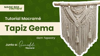 TAPIZ de MACRAME Paso a Paso  TUTORIAL de MACRAME Facil [upl. by Bette-Ann3]