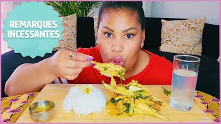 TURKEY WATER SPINACH RICE MUKBANG┃courrier du cœur 130 [upl. by Hamford]