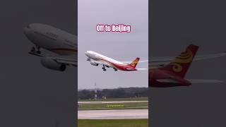 Hainan airlines takeoff 31124 [upl. by Idalina]