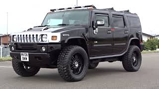 2006 HUMMER H2 SUPERCHARGED 60 V8 750 bhp AUTO 4X4 LHD 35K MILES 37quot TYRES £29995 [upl. by Ellah]