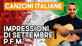 Impressioni di Settembre  PFM  Chitarra [upl. by Sillsby]