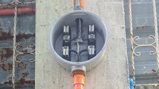 Paano Magkabit ng Service Entrance Meralco Standard Meter Base Installation [upl. by Jahn]