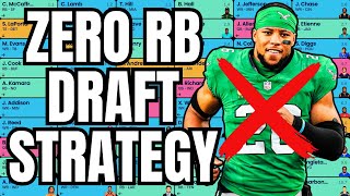 Zero RB Draft Strategy  2024 Fantasy Football [upl. by Halona]