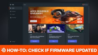 HowTo Check If Your SteelSeries Products Firmware is Updated [upl. by Whitver]