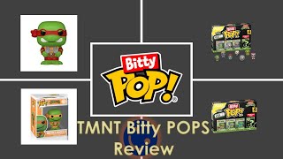 Teenage Mutant Ninja Turtles Funko Bitty Pops Review [upl. by Ingles]