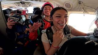 Eloina Hernandez Quiroz  Tandem Skydive at Skydive Indianapolis [upl. by Antonin]