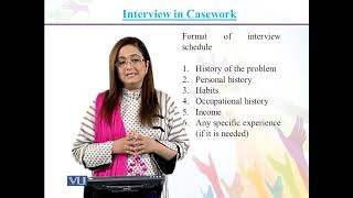 Interviewing in Case Work  Introduction to Social Work  SOC301Topic036 [upl. by Saylor718]