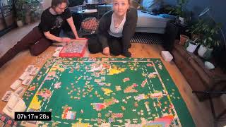 Jan van Haasteren ‑ The Holiday Fair Puzzle 3000 pieces Timelapse 18 hours [upl. by Edric]