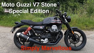 Moto Guzzi V7 Stone Special Edition  Simply Marvellous [upl. by Ahsimet]