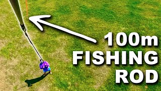 Fishing with the worlds LONGEST rod [upl. by Way953]