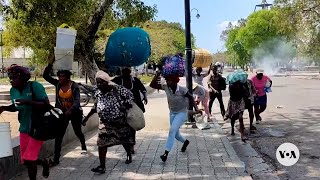 People Run as Bullets Whiz Overhead in Another Gang Attack in Haiti  VOA News [upl. by Meggy980]