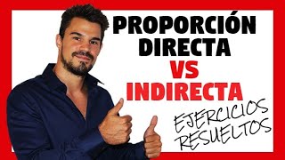 DIFERENCIAS entre PROPORCIONALIDAD DIRECTA e INVERSA 😲 SER un GENIO en 3 min 👌 Proporcionalidad 💪 [upl. by Richers]