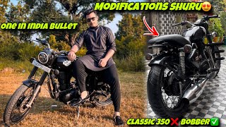 Finally Apni bike ki Modifications shuru 😍❤️ [upl. by Libbey542]