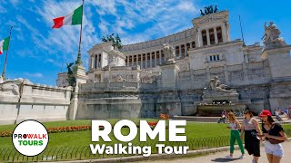 Rome Italy Walking Tour  4K60fps with Captions  Prowalk Tours [upl. by Alyn]