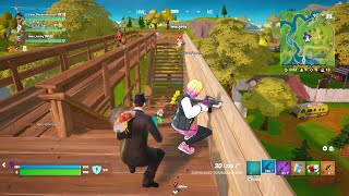 Fortnite Chapter 2 Remix with Kb and Yuua 11724  Defending the drivein together until team fight [upl. by Araf]