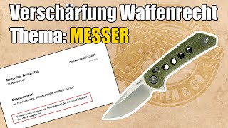 Verschärfung Waffengesetz  Thema MESSER  Alle Änderungen im Überblick [upl. by Dranyam]